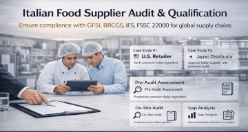 Audit Italian Food Suppliers with Certified Experts